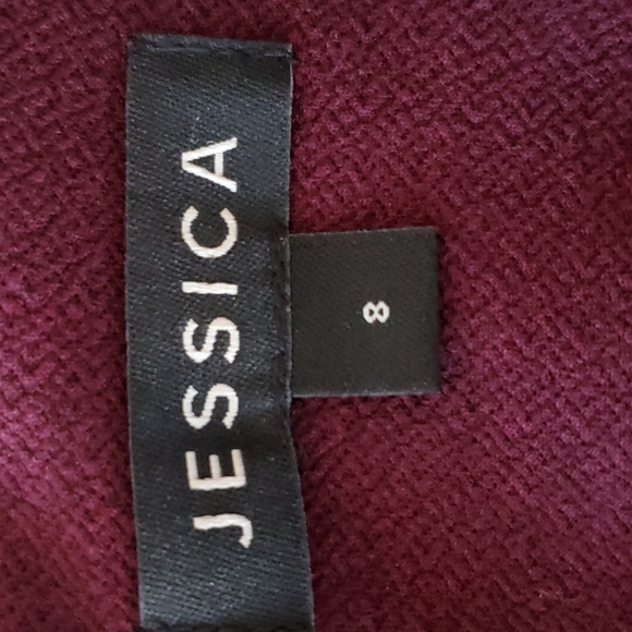 Jessica Maroon Dress - Picture 4 of 5